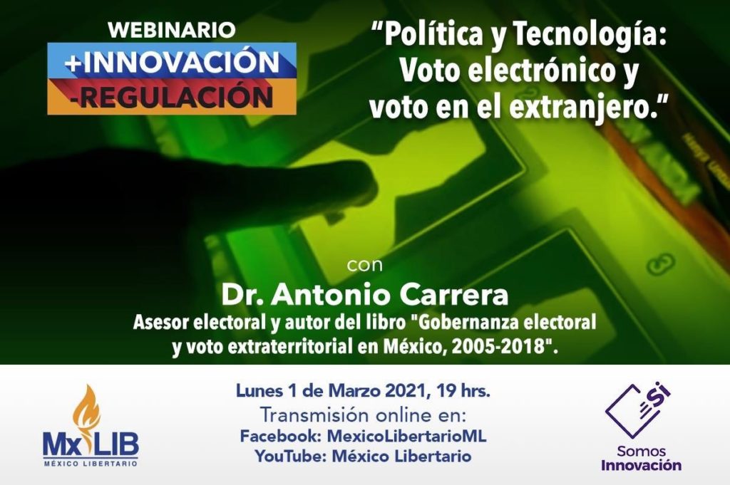 01/03 Webinario “Política y Tecnología: Voto Electrónico y Voto en el Extranjero”