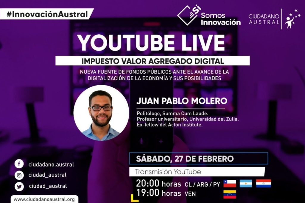 27/02 Youtube Live: “Impuesto Valor Agregado Digital”